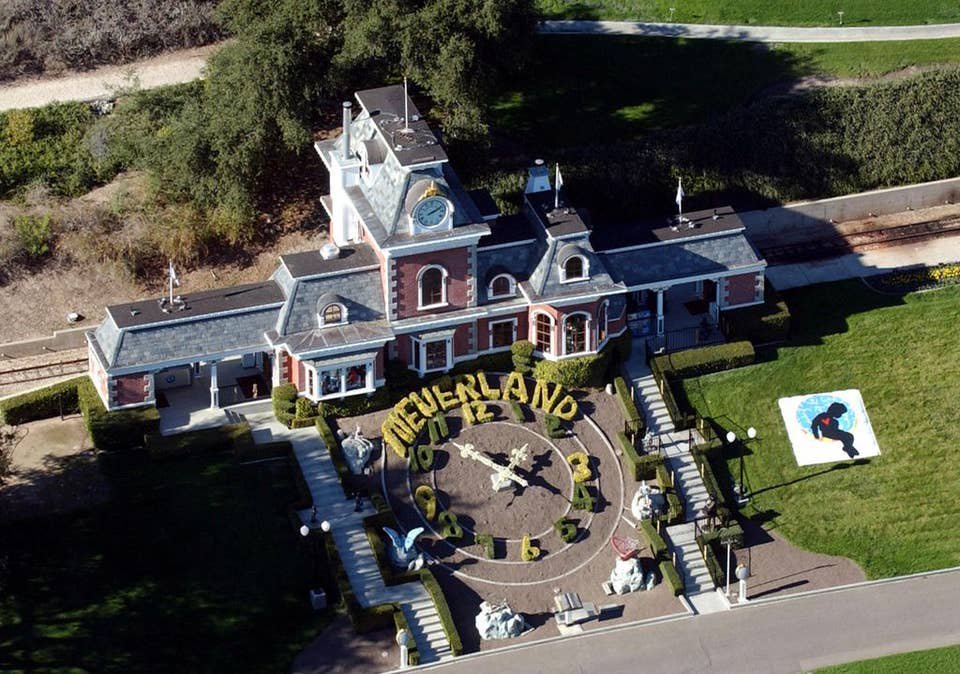 Michael Jackson's ranch aerial view