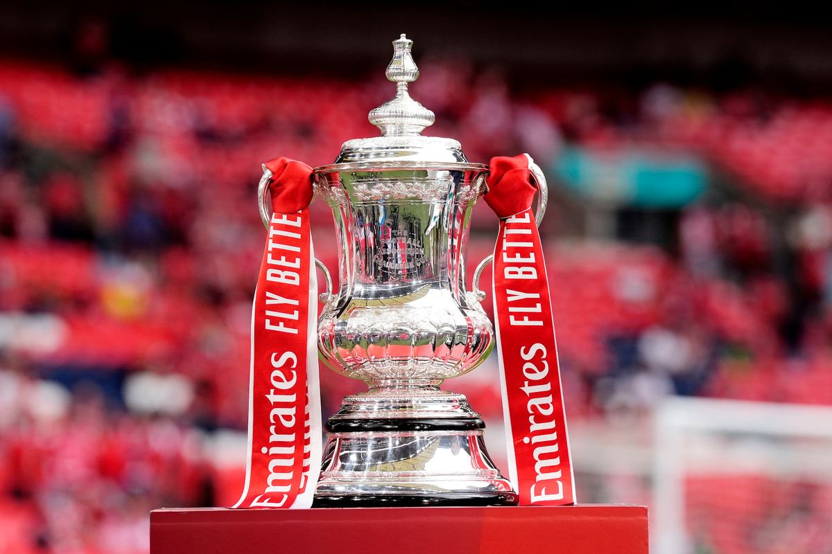 The Emirates FA Cup trophy.