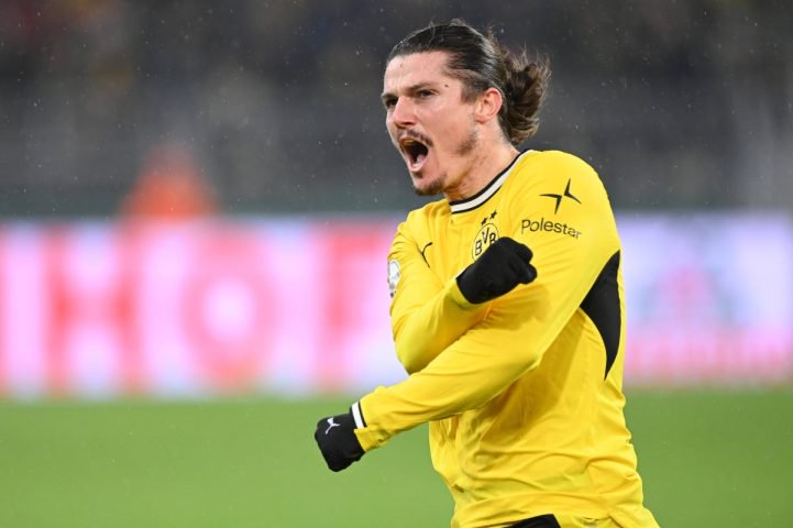 Marcel Sabitzer bejubelt sein Tor gegen Bremen.