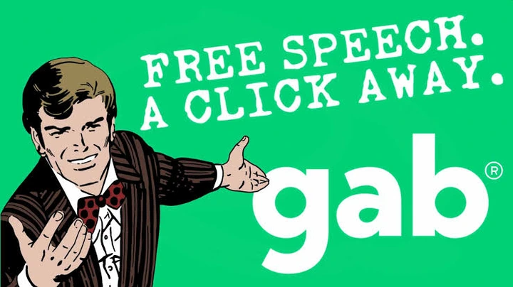 Gab free speech logo