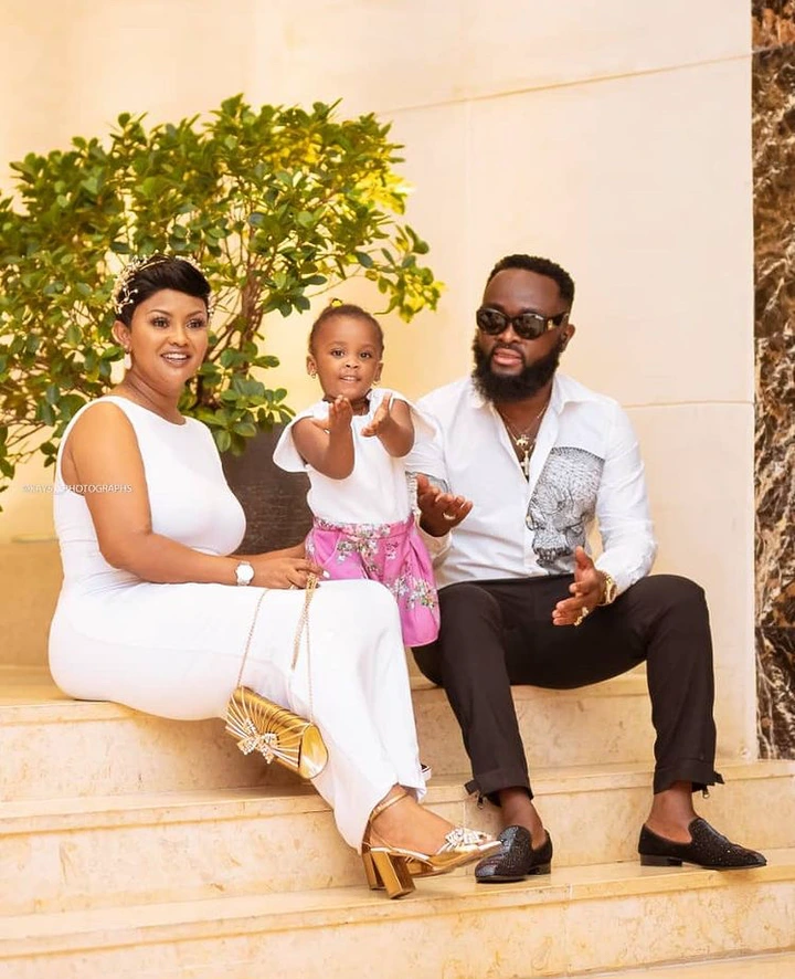 New beautiful photos of Nana Ama McBrown, Her Husband, and Baby Maxin show their love