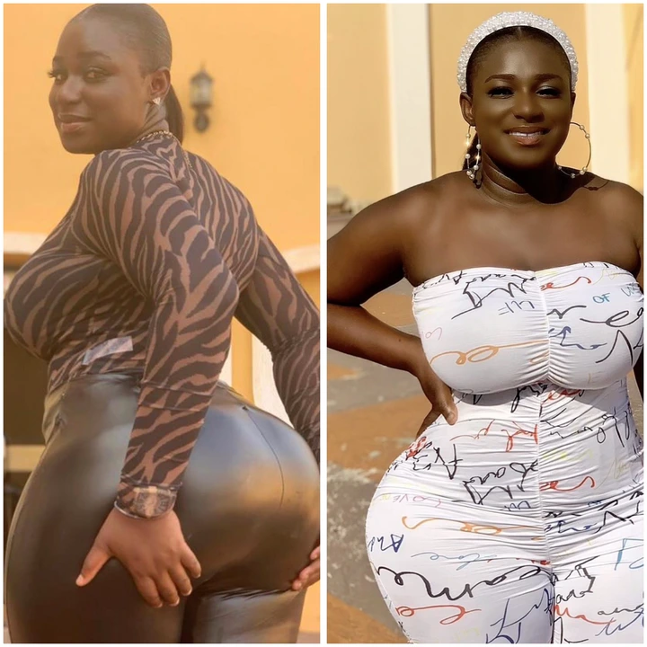 Meet Nana Ama Asabea The Most Curvaceous Banking Student trending on Instagram Model