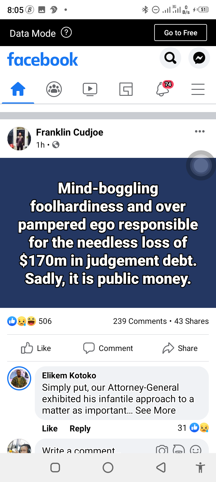 “He has always been sleeping on the job”- Ghanaians to Franklin Cudjoe. 49