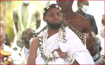 Netizens react as Reverend Obofour is being enstooled as a Chief in Accra - Video +Photos