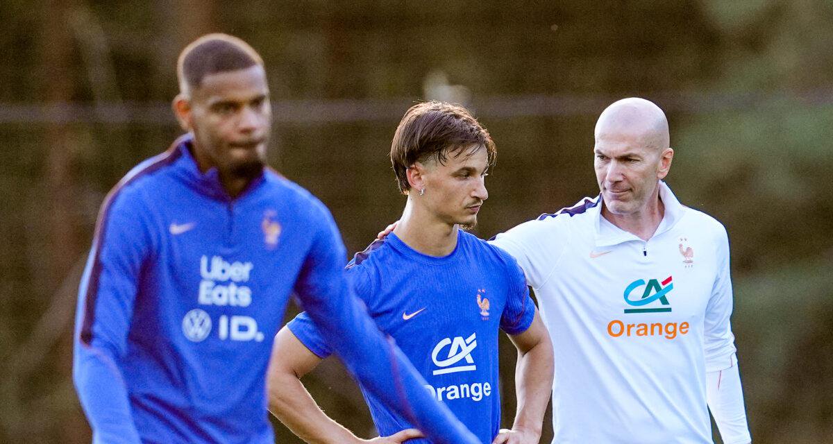Estéban Lepaul et Zinédine Zidane