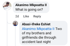 Four friends die in Akwa Ibom auto crash