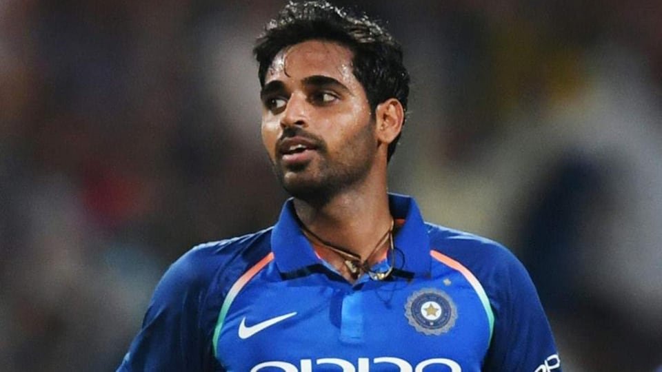 Bhuvneshwar Kumar for India. (HT_PRINT)