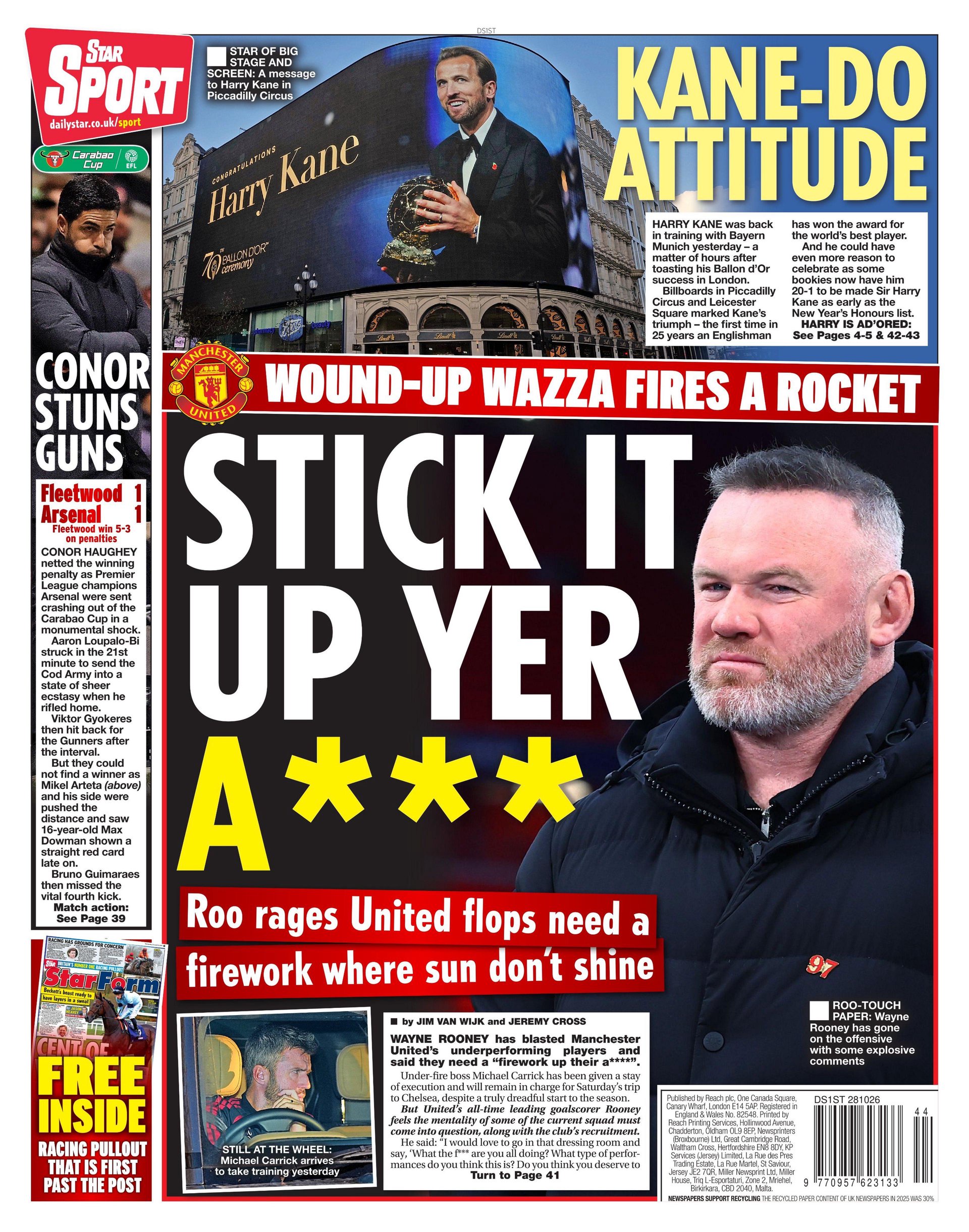 Daily Star back page