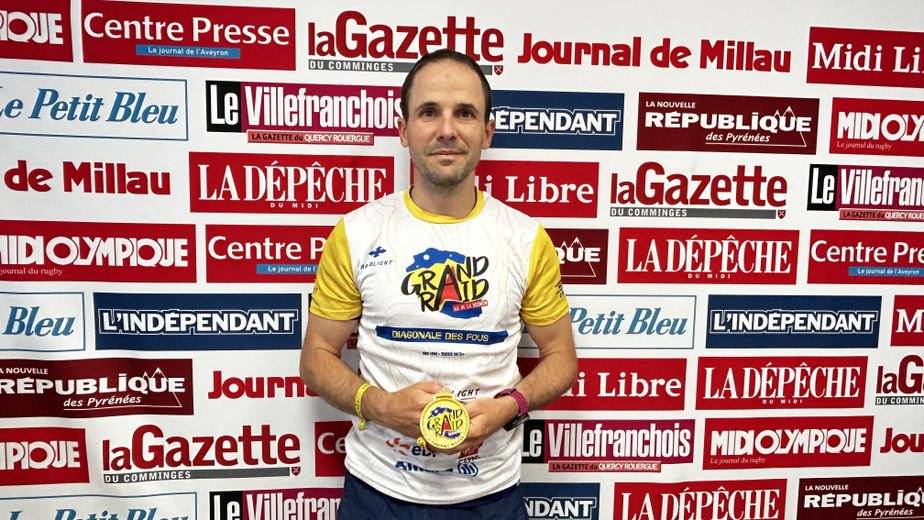 Corentin Meler a effectué sa première Diagonale des Fous en octobre suite à un simple pari lancé il y a quatre ans.