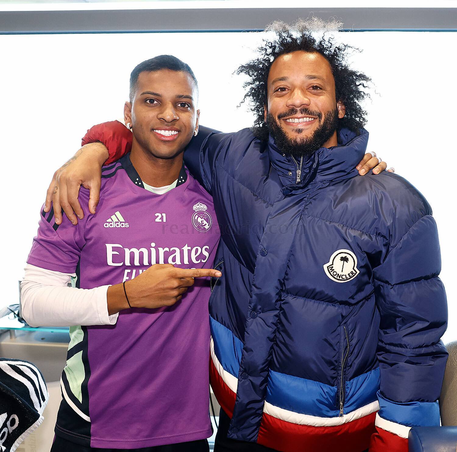 Marcelo visita al equipo en la Ciudad Real Madrid - 20-01-2023