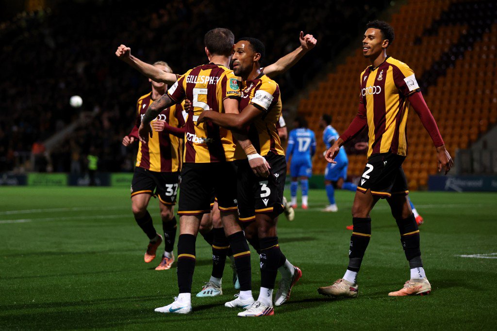 Bradford City v Peterborough United - Carabao Cup Fourth Round