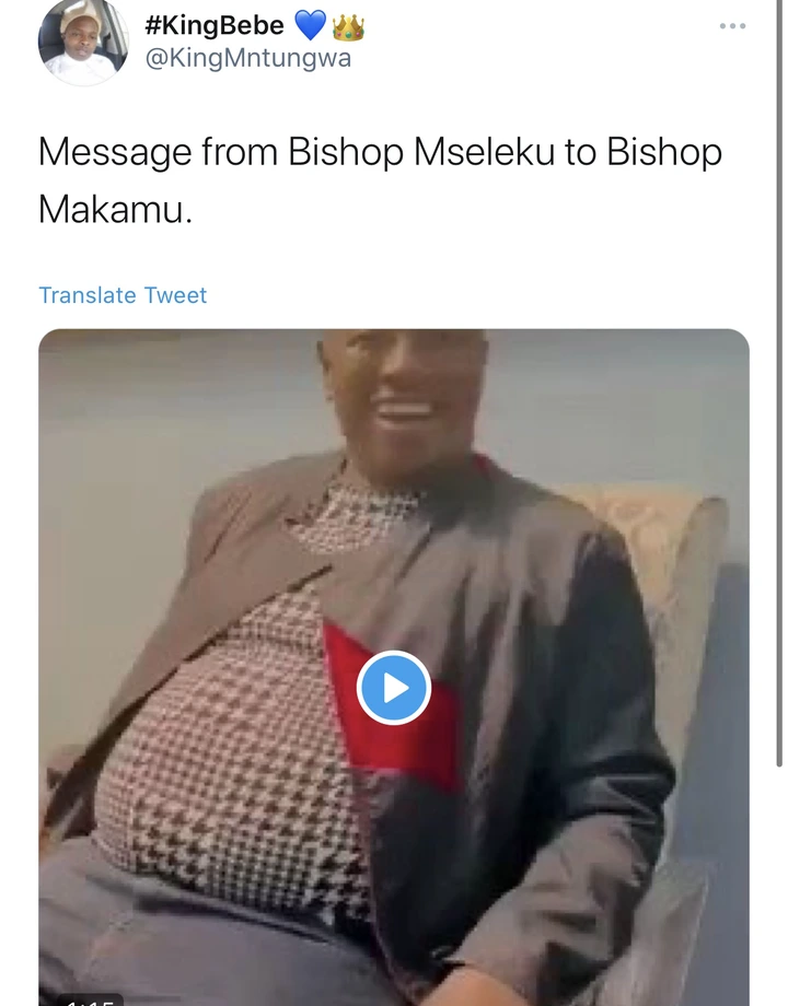 Mzansi In Shock After Hearing The Message Musa Mseleku Gave To Bishop Makamu Viralnewshare