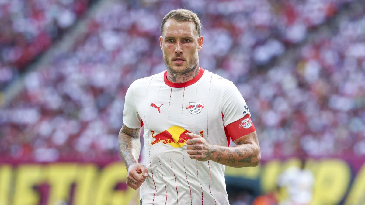David Raum im Trikot von RB Leipzig