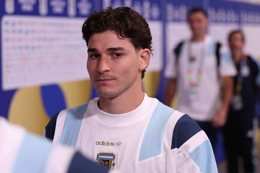 Argentina striker Julian Alvarez.