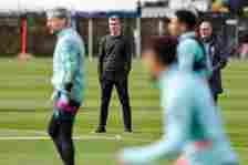 Richard Hughes, Director of Football of Bournemouth during a training session at Vitality Stadium on March 14, 2024 in Bournemouth, England.