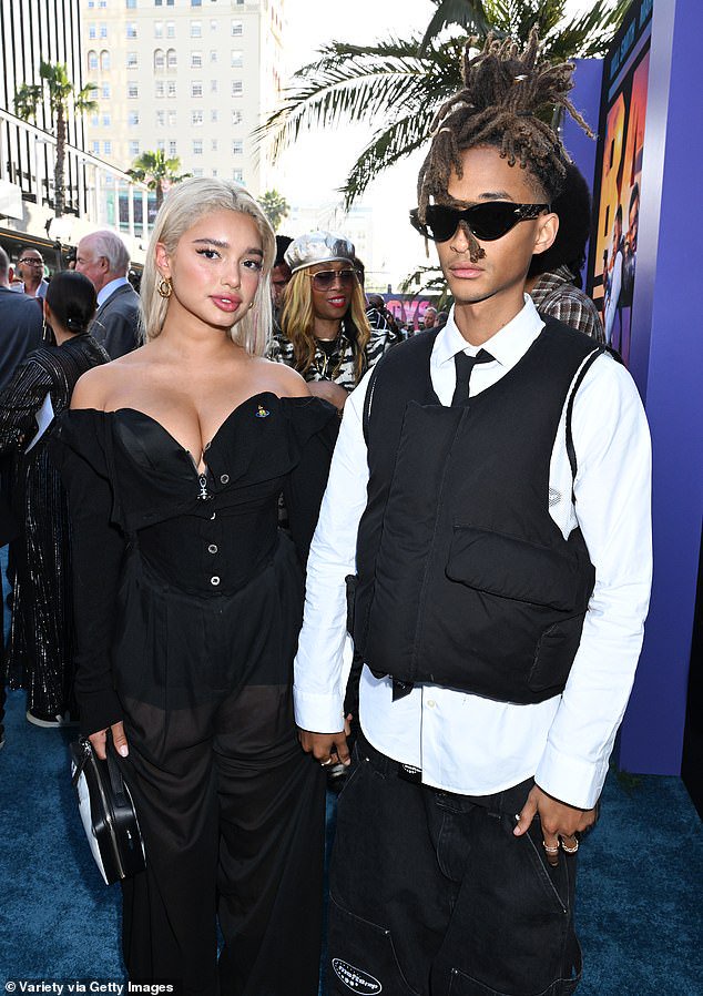 Jaden Smith brought his stunning girlfriend of almost four years Sab Zada with him to his dad Will Smith 's premiere for his film Bad Boys: Ride or Die