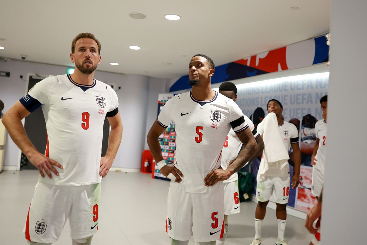 Ezrio Konsa and Harry Kane