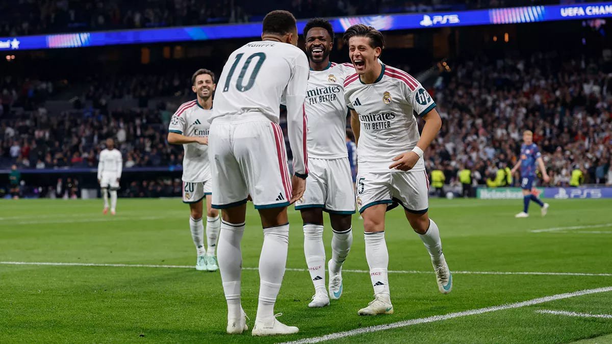 Com “lei do ex”, Real Madrid goleia RB Leipzig na Liga dos Campeões e mantém 100% de aproveitamento