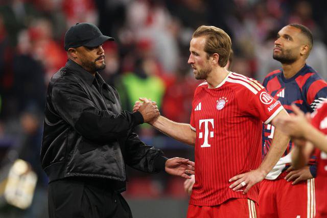 Vincent Kompany and Harry Kane.