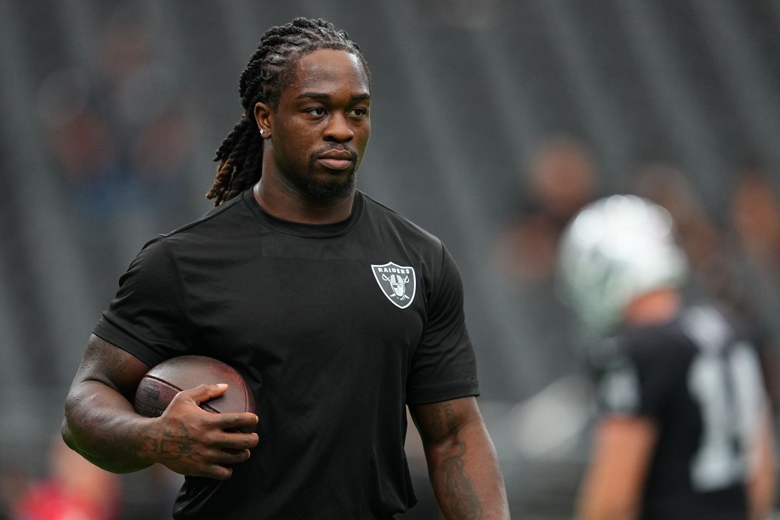 Ashton Jeanty #2 of the Las Vegas Raiders.