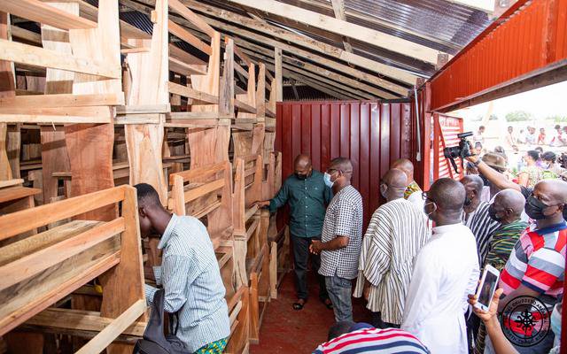 A look inside Okudzeto Ablakwa’s Furniture and Footwear Bank will leave you speechless