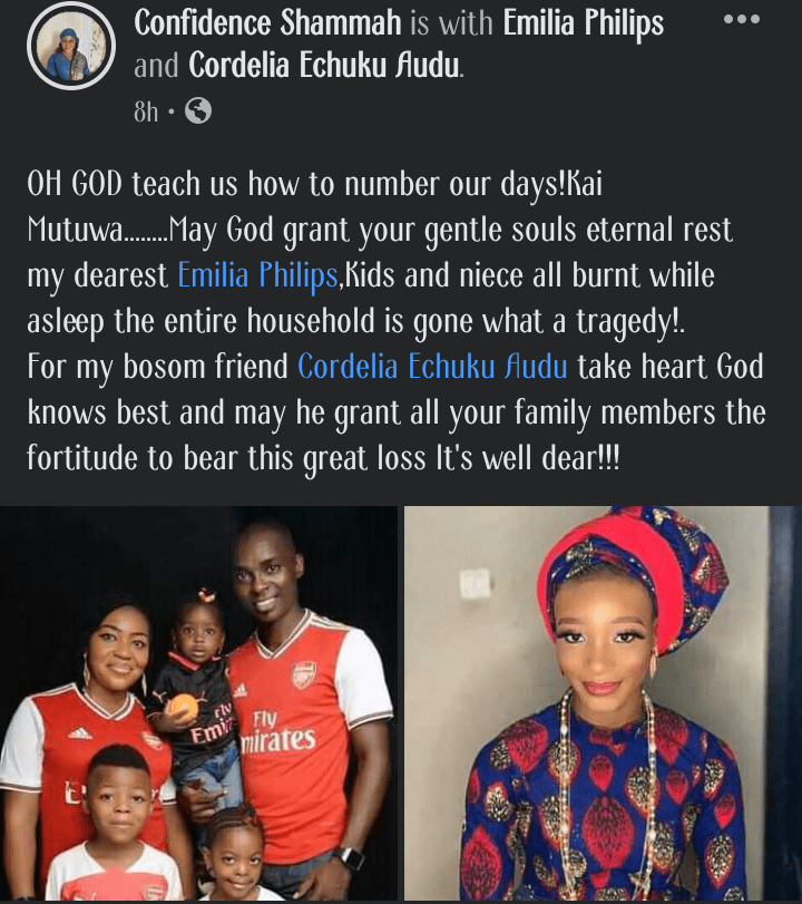 Woman niece kids burnt