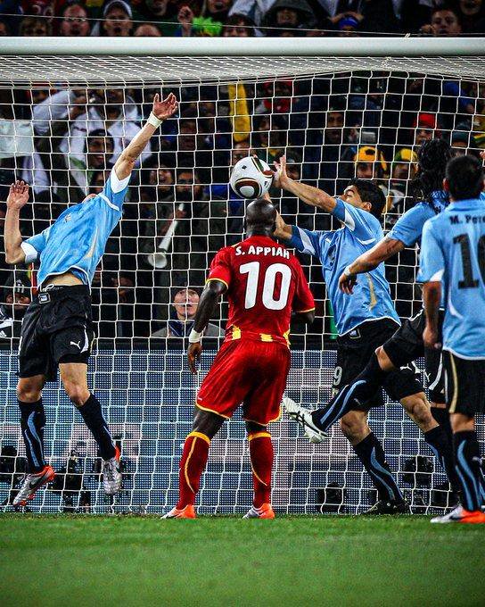 Luis Suarez's blatant handball stopped Ghana from reaching a historic  World Cup semifinal