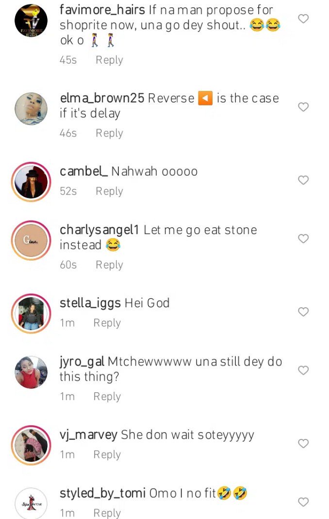 Lagos OAP proposes to her boyfriend