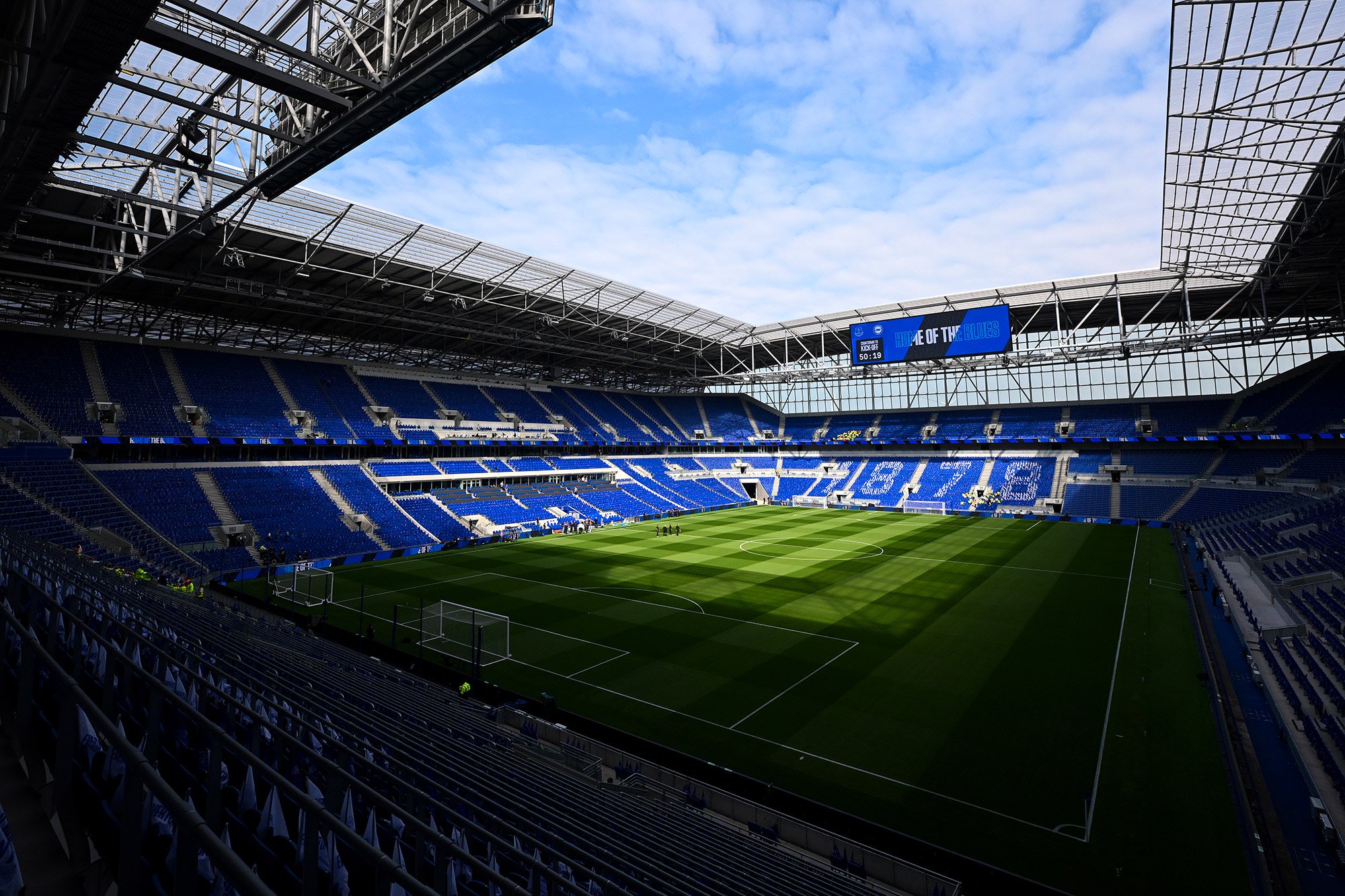 general view inside everton hill dickinson the stadium