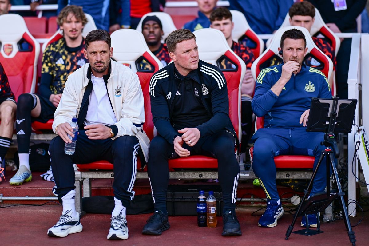 Eddie Howe and assistant Jason Tindall