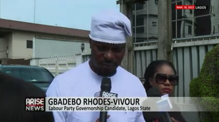 Lagos 2023: I Won't Congratulate Any Candidate That Wins By Suppressing Voters - Rhodes-Vivour