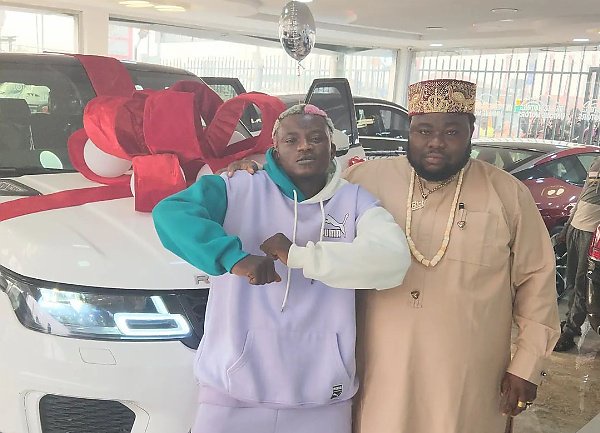 Singer Portable Shows Off His All-white Range Rover And Range Rover Sport SUVs - autojosh 