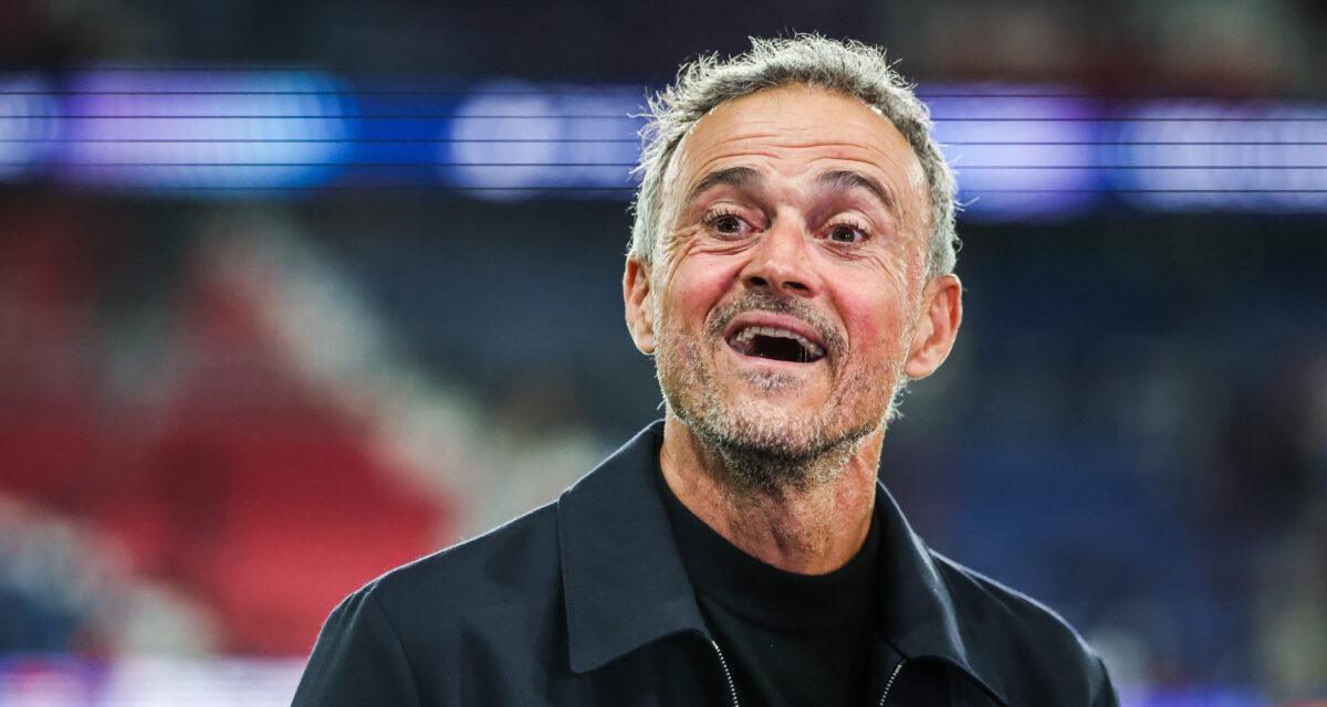 Luis Enrique, l'entraîneur du PSG