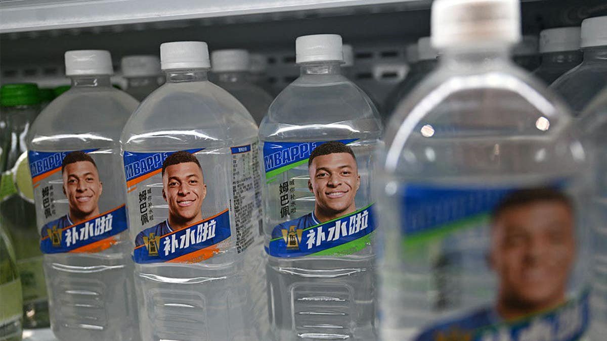 kylian mbappe water