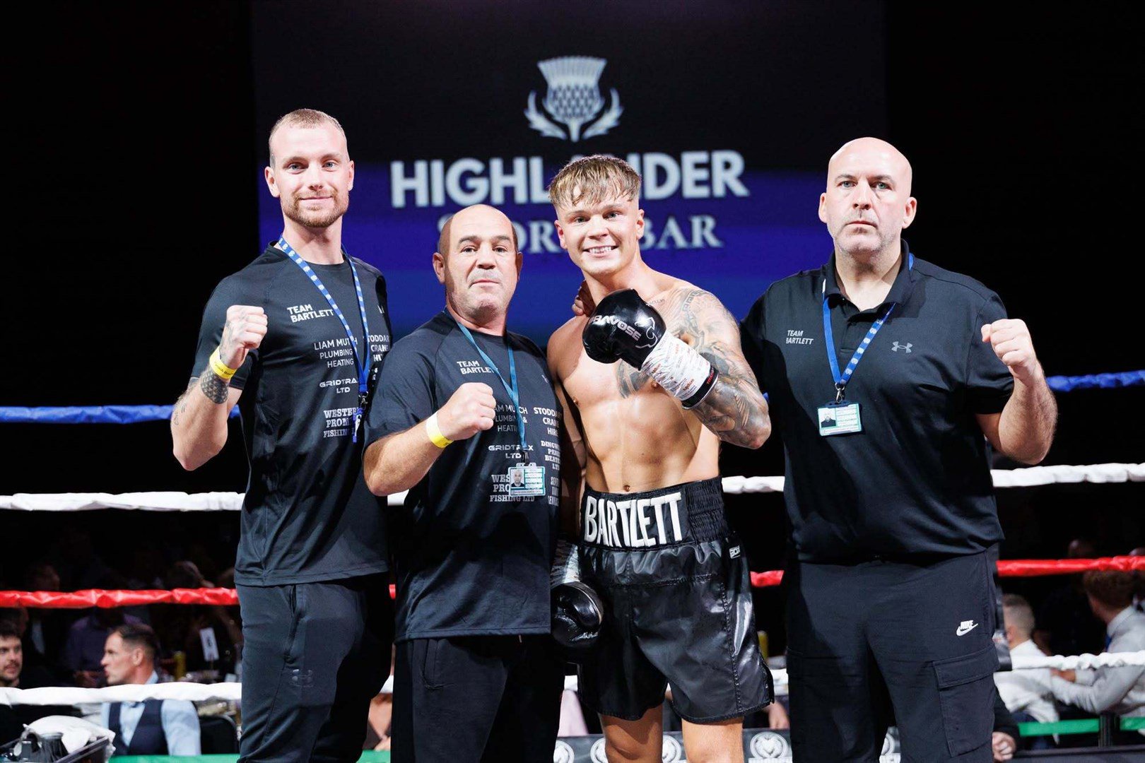 Ben Bartlett's latest victory last month has earned him a chance to become Celtic champion. Picture: Kynoch Boxing Scotland
