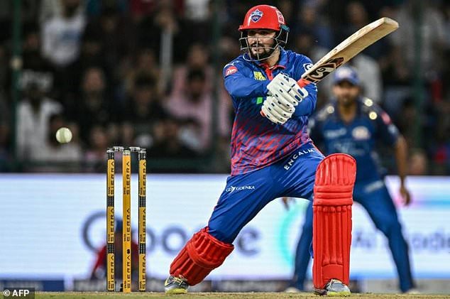 Sameer Rizvi made a rapid 90 for Delhi Capitals in their Indian Premier League match against Mumbai Indians in New Delhi