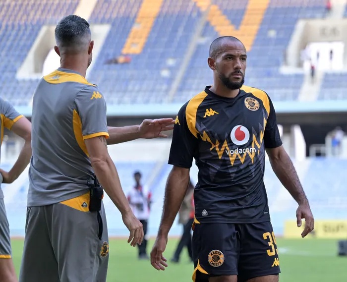 Reeve Frosler of Kaizer Chiefs reacts in disappointment after defeat in the CAF Confederation Cup, but he believs the team will quickly put that behind them and focus in Carling Knockout and league Soweto derby. 