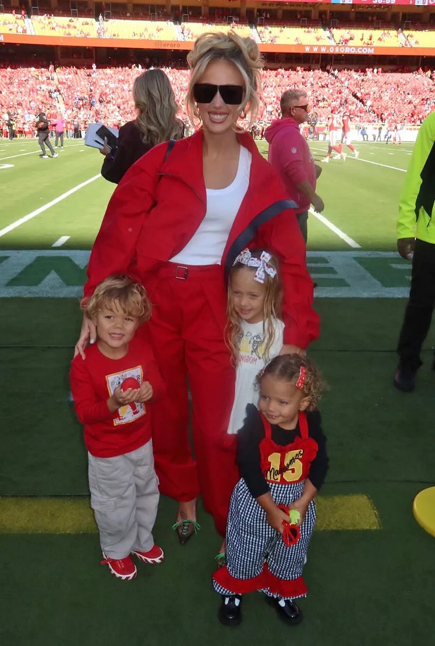 Brittany Mahomes and her kids 