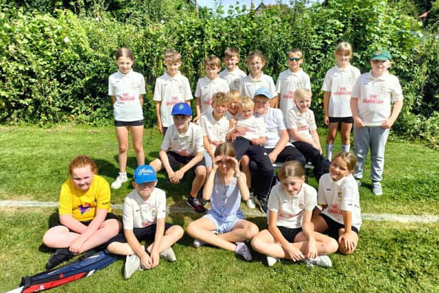 Sleights Cricket Club juniors - photo taken from 2024 season.