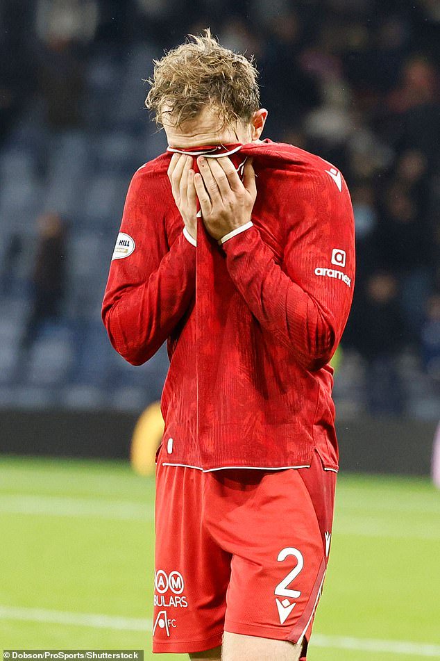 It was heartbreak for Aberdeen's Nicky Devlin as they fell just short in the semi-final