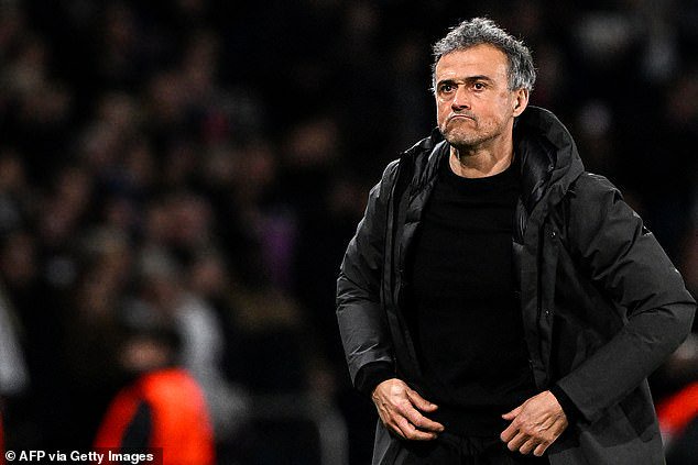 Talks have been held between Napoli and Luis Enrique's (pictured) side over a deal to sign Osimhen