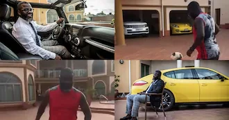 Sammy Kufuor shows off his beautiful wife in new video