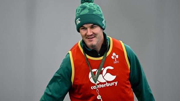 27 October 2026; Assistant coach Jonathan Sexton during an Ireland Rugby squad training session at the IRFU High Performance Centre in Abbotstown, Dublin. Photo by David Fitzgerald/Sportsfile