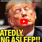 Trump Caught Red-Handed Nodding Off In Court