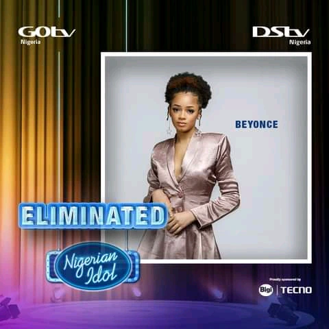 Nigerian Idol: Beyonce has been eliminated while others made it to top 6