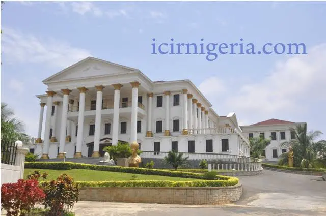 The Power Of Money: See The Multi-Million Naira Mansion That Looks Like A White House Owned By A Former Governor