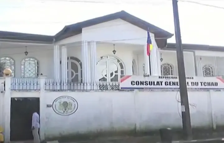 Le consulat du Tchad à Douala. Illustration © DR