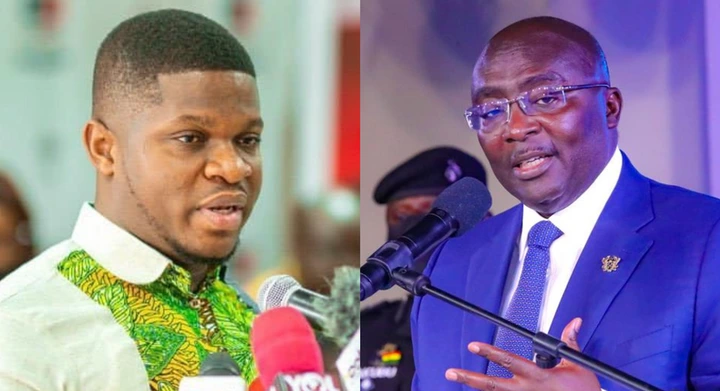 Sammy Gyamfi and Dr Mahamudu Bawumia