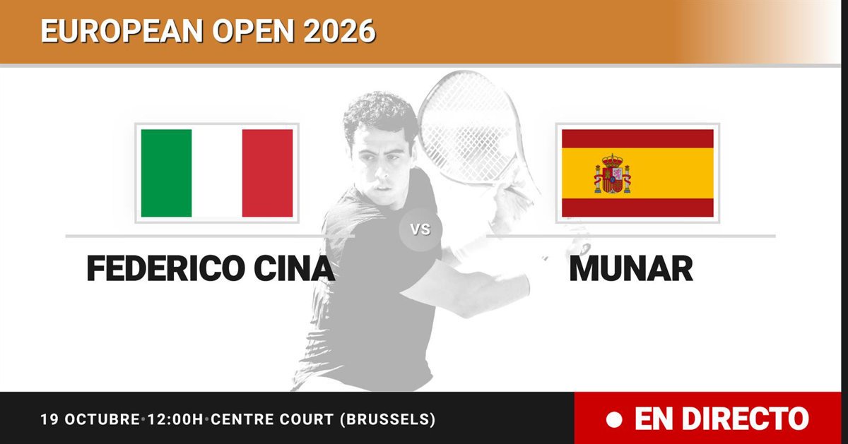 Jaume Munar defeats Federico Cina at Brussels Open