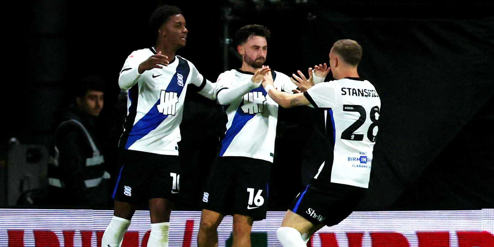 Patrick Roberts, Jay Stansfield, Demari Gray - Birmingham City